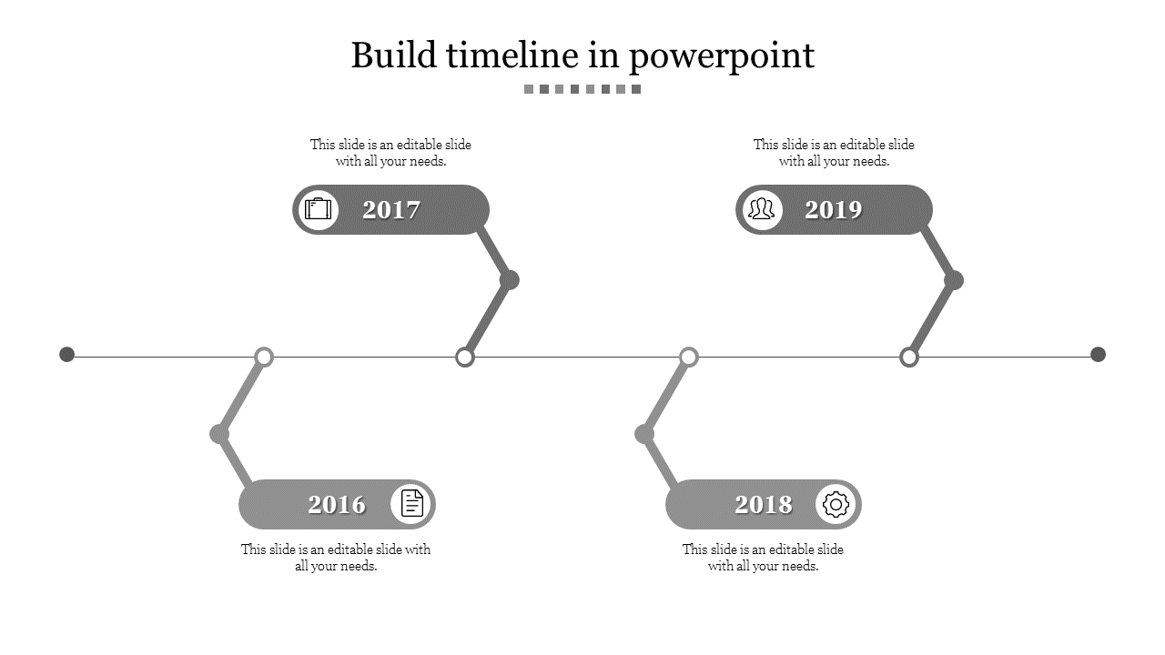 Free - Leave an Everlasting Build Timeline in PowerPoint Slides